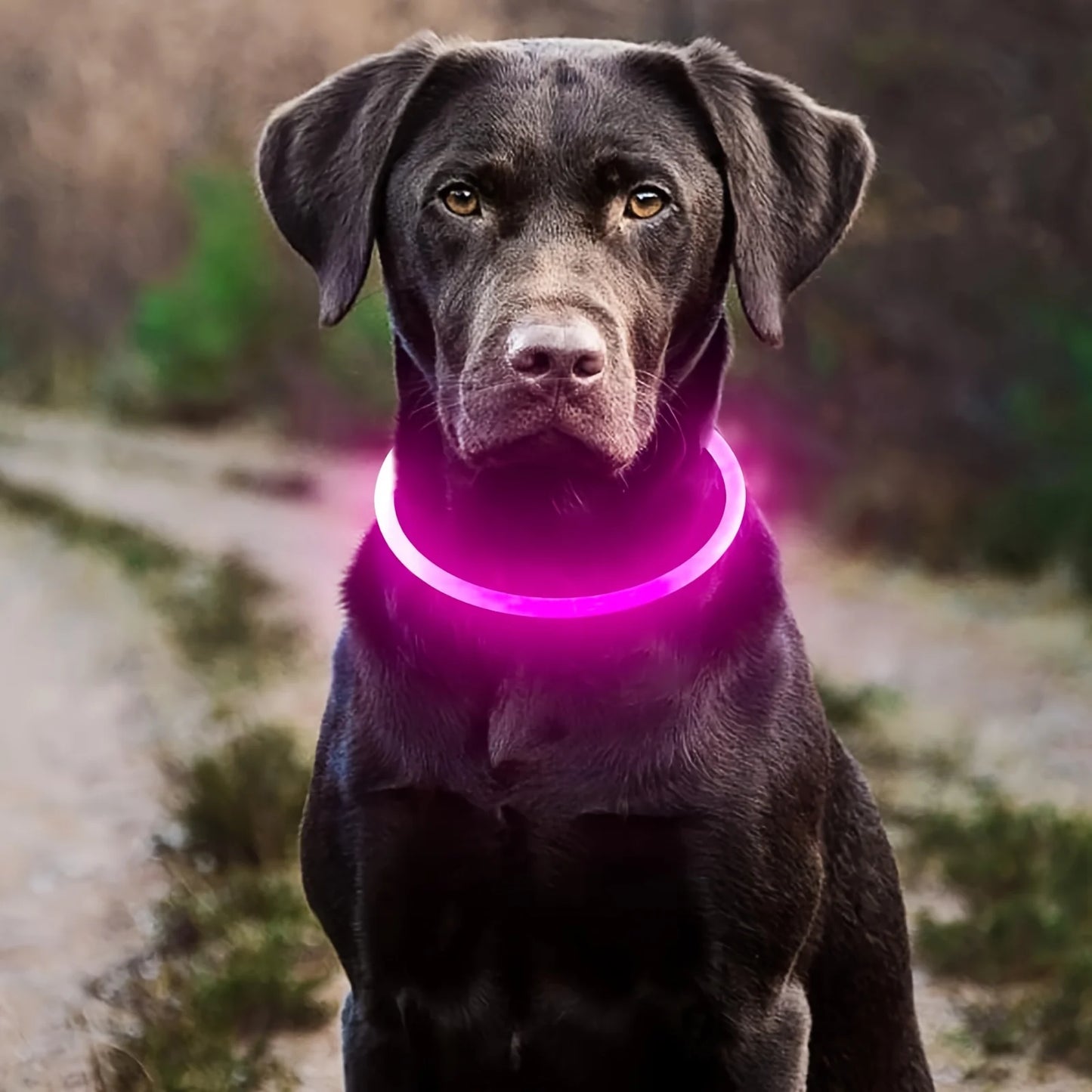 Collier LED Lumineux pour Chien – Sécurité Nocturne & Style 🐾