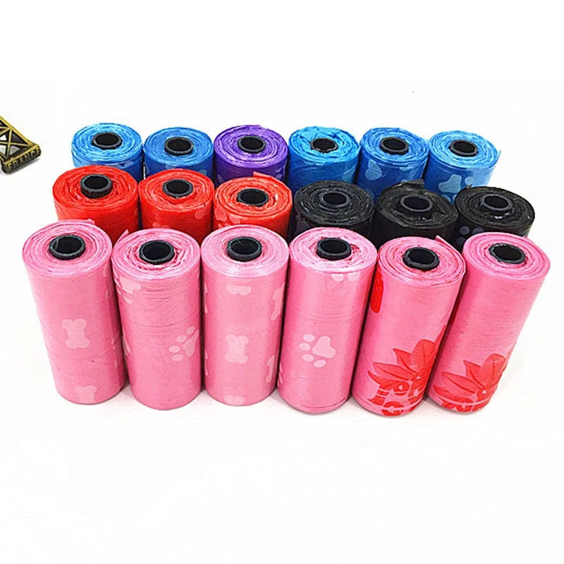 🌟 Lot de 10 rouleaux (150 sacs) biodégradables pour chiens – pratiques et écologiques 🌟
