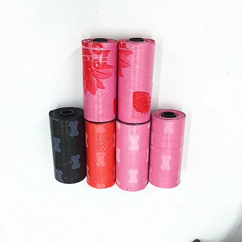 🌟 Lot de 10 rouleaux (150 sacs) biodégradables pour chiens – pratiques et écologiques 🌟
