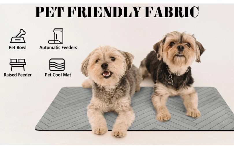 🐾 Tapis d’Alimentation Imperméable pour Chiens et Chats
