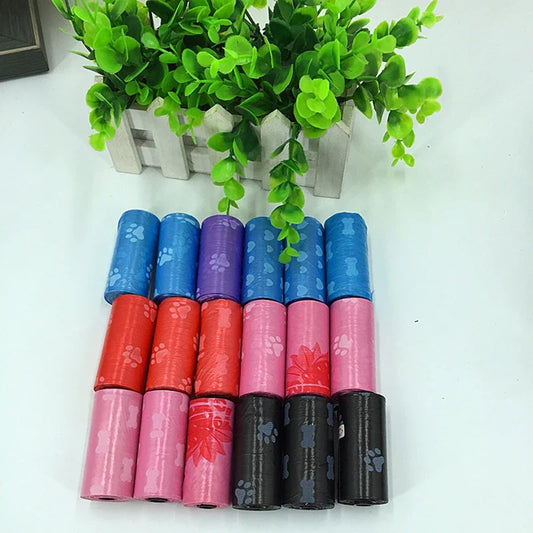 🌟 Lot de 10 rouleaux (150 sacs) biodégradables pour chiens – pratiques et écologiques 🌟