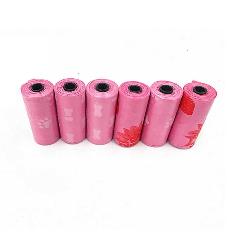 🌟 Lot de 10 rouleaux (150 sacs) biodégradables pour chiens – pratiques et écologiques 🌟