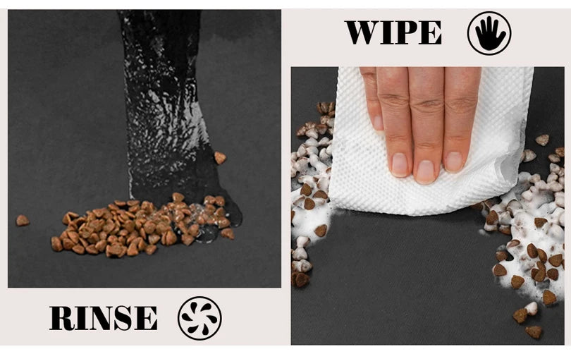 🐾 Tapis d’Alimentation Imperméable pour Chiens et Chats