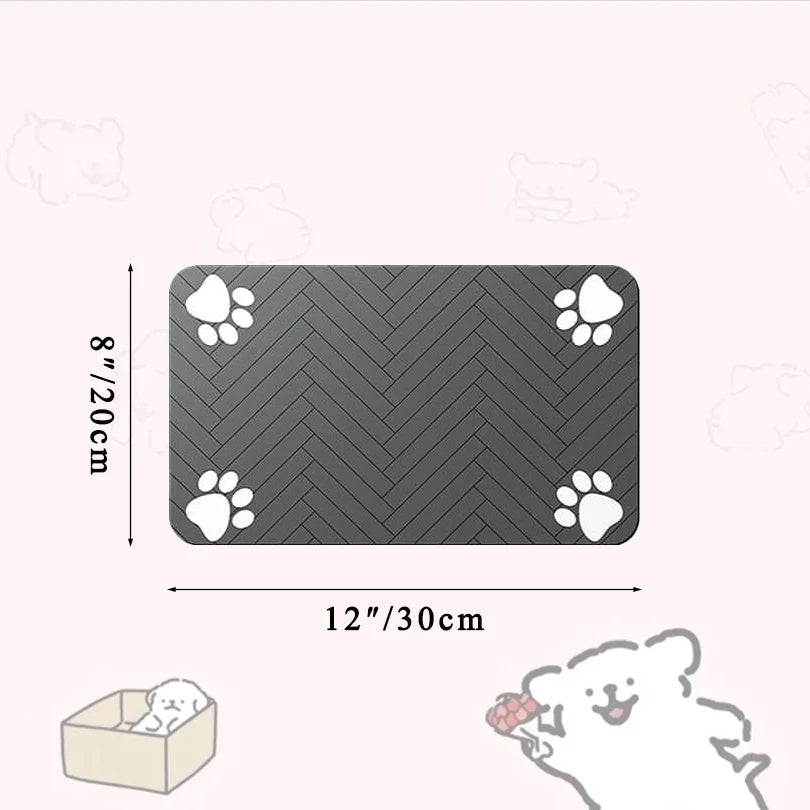 🐾 Tapis d’Alimentation Imperméable pour Chiens et Chats
