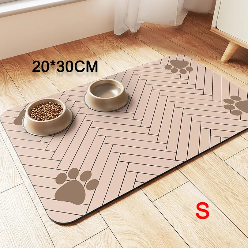 🐾 Tapis d’Alimentation Imperméable pour Chiens et Chats